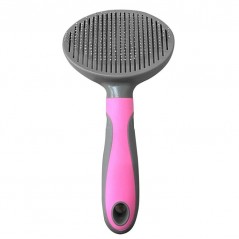 Perie pentru curatarea parului,  ingrijire caini si pisici, autocuratare cu buton