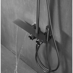 Set coloana de dus Luxury, 4 functii, display digital,calitate premium, Gri antracit, Q2