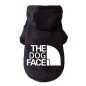 Hanorac pentru animale de companie The Dog Face – confort, căldură și stil, Negru