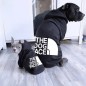 Hanorac pentru animale de companie The Dog Face – confort, căldură și stil, Negru