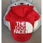 Hanorac pentru animale de companie The Dog Face – confort, căldură și stil, Rosu